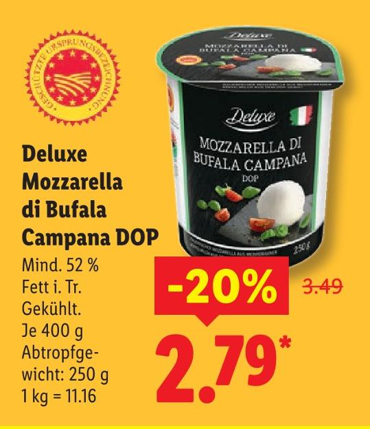 Mozzarella di Bufala Campana DOP