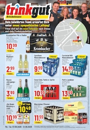 Trinkgut Prospekt für Geseke mit 10 Seiten Trinkgut Prospekt für Geseke: "Aktuelle Angebote", 10 Seiten, 07.09.2026 - 12.09.2026