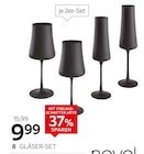 Gläser-Set „Bardolino Nero“, im XXXLutz Möbelhäuser Prospekt Gläser-Set „Bardolino Nero“, von Novel im aktuellen XXXLutz Möbelhäuser Prospekt für 9,99 €