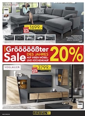 Sofa im BRAUN Möbel-Center Prospekt in Lahr Aktueller BRAUN Möbel-Center Prospekt mit Sofa, "Gröööößter Sale des Jahres!", Seite 2