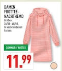 DAMEN FROTTEE-NACHTHEMD Angebote bei Marktkauf Detmold für 11,99 €