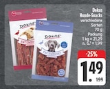 Hunde-Snacks Entenbrust Angebote von Dokas bei E center Bayreuth für 1,49 €