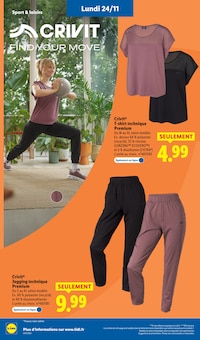 Promo Vêtement Sport Femme dans le catalogue Lidl du moment à la page 82