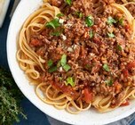 Linguine mit Wild-Bolognesesauce im Angebot bei Möbel Martin in Saarbrücken Linguine mit Wild-Bolognesesauce Angebote von Restaurant Toscana bei Möbel Martin Saarbrücken für 7,00 €