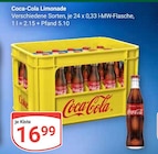 Limonade im Angebot bei GLOBUS in Frankenthal Limonade Angebote von Coca-Cola bei GLOBUS Frankenthal für 16,99 €
