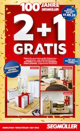 Segmüller Prospekt: "2+1 gratis", 8 Seiten, 26.04.2025 - 17.05.2025