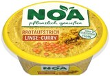 Hummus Natur oder Brotaufstrich Linse-Curry Angebote von Noa, Vegan bei REWE Wilhelmshaven für 1,79 €