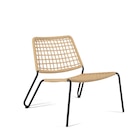 FAUTEUIL BAS CORDEA NOIR/NATUREL à Mr.Bricolage dans Nogent-sur-Seine