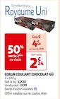 COEUR COULANT CHOCOLAT - GÜ à 4,48 € dans le catalogue Auchan Supermarché