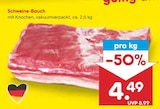 Schweine-Bauch im Angebot bei Netto Marken-Discount in Augsburg Schweine-Bauch Angebote bei Netto Marken-Discount Augsburg für 4,49 €