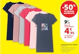 Chemise de nuit femme en promo chez Super U Haguenau à 4,95 €