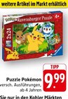 Puzzle Pokémon Angebote von Ravensburger bei E center Filderstadt für 9,99 €