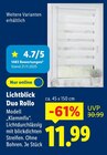 Duo Rollo im Angebot bei Lidl in Wetzlar Duo Rollo Angebote von Lichtblick bei Lidl Wetzlar für 11,99 €