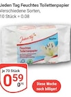 Feuchtes Toilettenpapier im Angebot bei GLOBUS in Leipzig Feuchtes Toilettenpapier Angebote von Jeden Tag bei GLOBUS Leipzig für 0,59 €