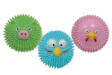 BALLE EN CAOUTCHOUC FUNNY FACES - 6,5CM - CROCI dans le catalogue Animalis