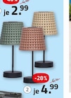Solar-LED Tischleuchte für 4,99 € bei ROLLER im Angebot Solar-LED Tischleuchte im aktuellen ROLLER Prospekt