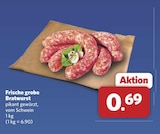 Aktuelles Frische grobe Bratwurst Angebot bei combi in Osnabrück ab 0,69 €