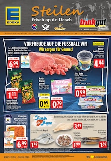 EDEKA Prospekt der Woche "Aktuelle Angebote" Seite 1, 01.06.2026 bis 06.06.2026 für Euskirchen Aktueller EDEKA Prospekt "Aktuelle Angebote" Seite 1 von 26 Seiten für Euskirchen