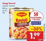 Ravioli im Angebot bei Netto Marken-Discount in Velbert Ravioli Angebote von Maggi bei Netto Marken-Discount Velbert für 1,99 €