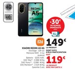Redmi a5 4g - XIAOMI - Hyper U à Lens Redmi a5 4g - XIAOMI en promo chez Hyper U Lens à 119,00 €