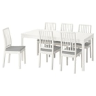 Tisch und 6 Stühle weiß/Orrsta hellgrau Angebote von EKEDALEN / EKEDALEN bei IKEA Emden für 658,94 €