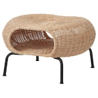 Hocker mit Aufbewahrung Rattan/anthrazit Angebote von GAMLEHULT bei IKEA Potsdam für 79,99 €