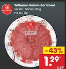 Netto Marken-Discount Ochsenhausen - Salami-Sortiment Angebot im Prospekt Salami-Sortiment bei Netto Marken-Discount im Ochsenhausen Prospekt für 1,29 €