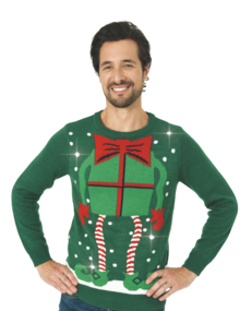 PULL DE NOËL LUMINEUX - Gifi à Lille PULL DE NOËL LUMINEUX en promo chez Gifi Lille à 10,60 €