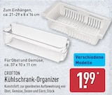 Kühlschrank-Organizer von Crofton im aktuellen ALDI Nord Prospekt