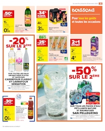 Offre Eau Aromatisée dans le catalogue Carrefour Market du moment à la page 33