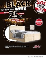 Aktueller Polstermöbel Fischer Prospekt mit Boxspringbett, "BLACK WEEK", Seite 3