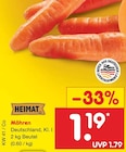 Möhren von HEIMAT für 1,19 € bei Netto Marken-Discount im Angebot Möhren von HEIMAT im aktuellen Netto Marken-Discount Prospekt