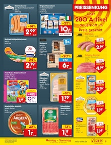 Fleisch im Netto Marken-Discount Prospekt "Aktuelle Angebote" mit 60 Seiten (Saarbrücken)