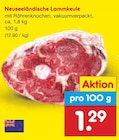 Neuseeländische Lammkeule Angebote bei Netto Marken-Discount Buxtehude für 1,29 €