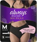 Culotte noire Discreet boutique - ALWAYS dans le catalogue Casino Supermarchés