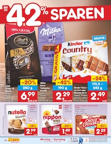 Schokolade im Netto Marken-Discount Prospekt "Aktuelle Angebote" mit 60 Seiten (Fürth)