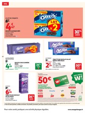 Promos Chocolat dans le catalogue "XXL" de Auchan Hypermarché Chocolat en promo dans le catalogue Auchan Hypermarché à la page 12