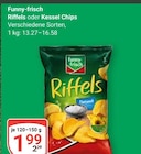 Aktuelle Chips Angebote bei GLOBUS in Trier Aktuelles Riffels oder Kessel Chips Angebot bei GLOBUS in Trier ab 1,99 €