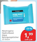 Hydro Boost Aqua Reinigungstücher von Neutrogena im aktuellen budni Prospekt