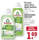 Aloe Vera Spül-Lotion oder Spülmittel Limone Angebote von Frosch bei E center Karlsruhe für 1,69 €