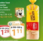 Toasties im Angebot bei GLOBUS in Saarbrücken Toasties Angebote von Golden Toast bei GLOBUS Saarbrücken für 1,11 €
