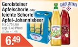 Apfelschorle im Getränke City Prospekt Apfelschorle von Gerolsteiner im aktuellen Getränke City Prospekt für 6,49 €