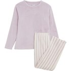 Pyjama femme micro polaire - TEX - Carrefour à Grigny Pyjama femme micro polaire - TEX en promo chez Carrefour Grigny à 9,99 €