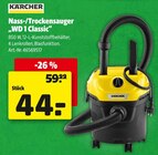 Nass-/Trockensauger WD 1 Classic im Angebot bei Hagebaumarkt in Freiburg Nass-/Trockensauger WD 1 Classic Angebote von Kärcher bei Hagebaumarkt Freiburg für 44,00 €