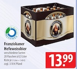 Hefeweissbier im Angebot bei famila Nordost in Gifhorn Hefeweissbier Angebote von Franziskaner bei famila Nordost Gifhorn für 13,99 €