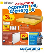 Promos Bricolage dans le catalogue "Opération économies d'énergie" de Castorama à la page 1