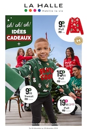 Offre Pull De Noël dans le catalogue La Halle du moment à la page 1