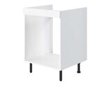 Meuble bas pour four "Pragma" blanc L. 60 x H. 86 x P. 59 cm en promo chez Brico Dépôt Arras à 39,00 €