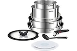 Batterie de cuisine Tefal BATTERIE DE CUISINE 10 PIECES INGENIO EMOTION INDUCTION ET FOUR L897S104 - Tefal en promo chez Darty Batterie de cuisine Tefal BATTERIE DE CUISINE 10 PIECES INGENIO EMOTION INDUCTION ET FOUR L897S104 - Tefal dans le catalogue Darty