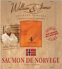 Saumon de Norvège fumé - William & James à 6,49 € dans le catalogue Intermarché Express